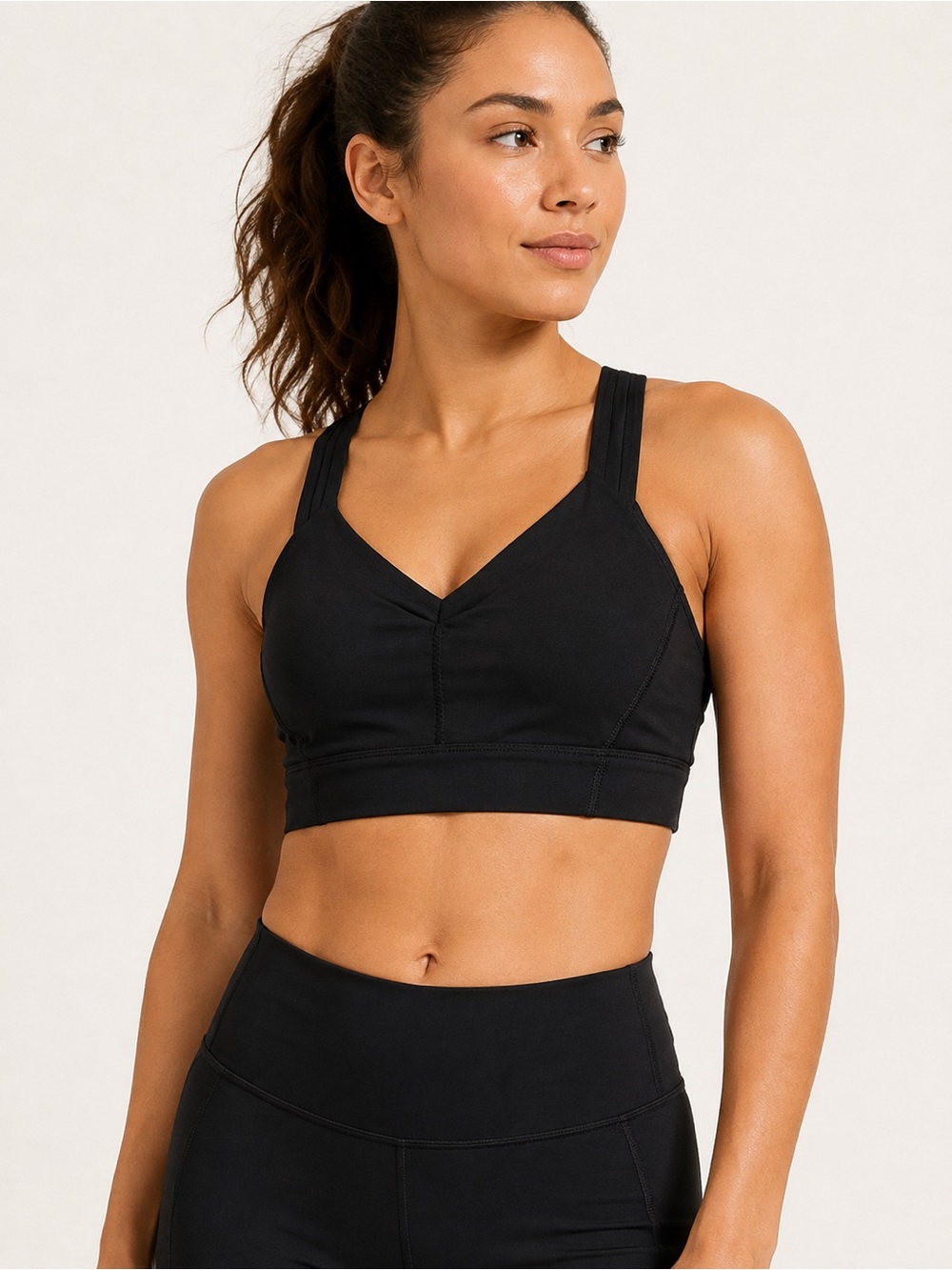 Lululemon Black Crossback Sports Bra 2